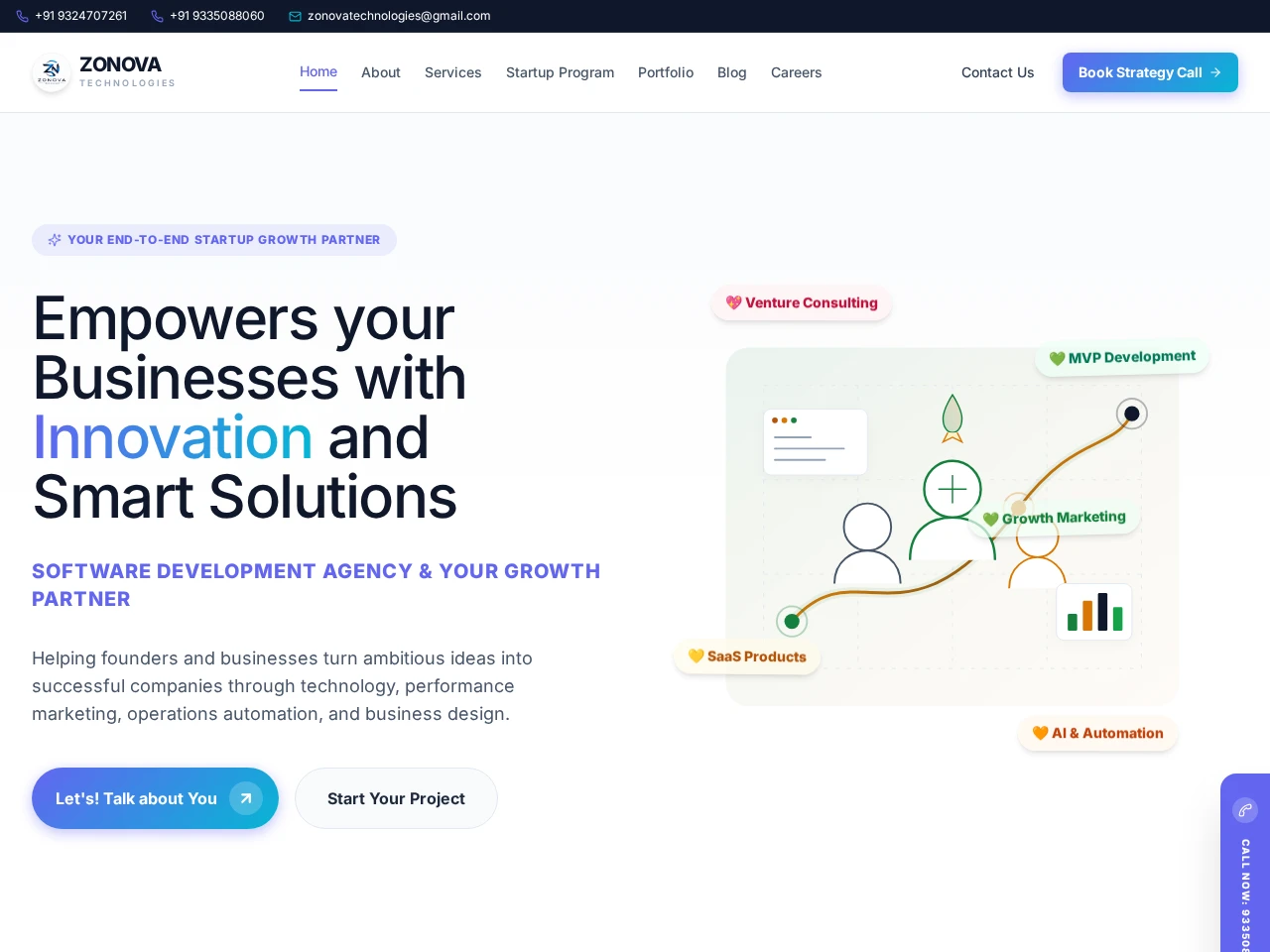 Zonova Technologies - Websites Built For Growth & Results - Subscriptions Community