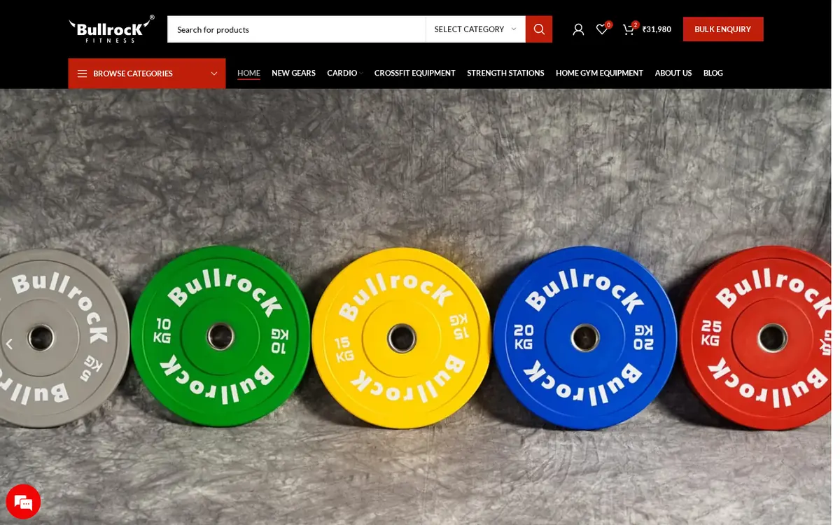 Bullrock Fitness desktop website - Bullrock Fitness - Strength & Gym Equipment - Subscriptions Community
