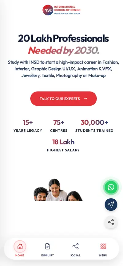 INSD – School of Design mobile website - INSD International School of Design – Educational Website - Subscriptions Community INSD – School of Design mobile website - INSD International School of Design – Educational Website - Subscriptions Community